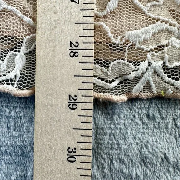 DressBarn Lace Overlay Blouse Women’s 3X Pink Short Sleeve Wedding *Made in USA* - Picture 3 of 11